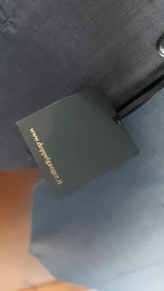 Gilet uomo Doppelganger grigio nuovo