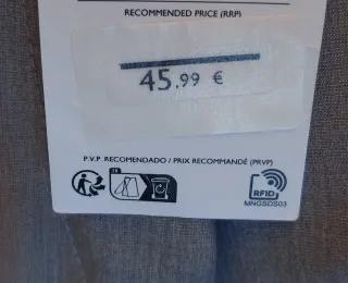 PANTALÓN CON ETIQUETA (10€ JERSEY OPTATIVO)