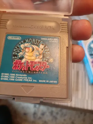 Pokemon Azul Japonés Game Boy Nintendo RPG