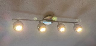 Lámpara Techo 4 Focos LED Orientables