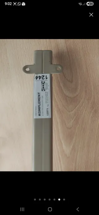 Barra extraíble Ikea Komplement