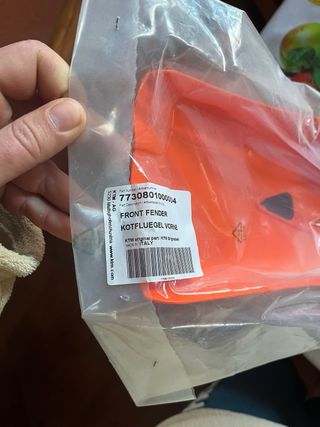 Guardabarros KTM EXC Enduro Naranja