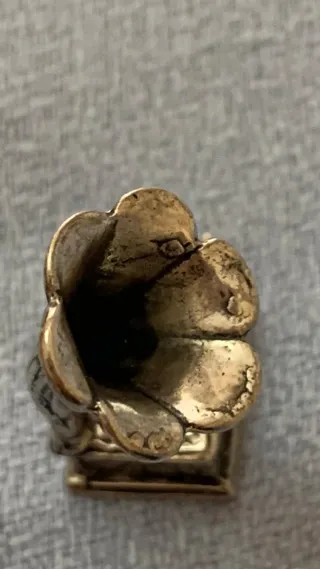 Mini Grammofono Argento 800 Vintage