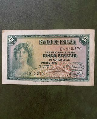 Lote Billetes Antiguos Banco de España 1925