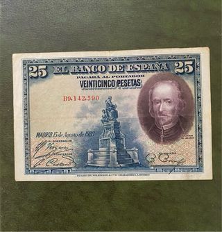 Lote Billetes Antiguos Banco de España 1925