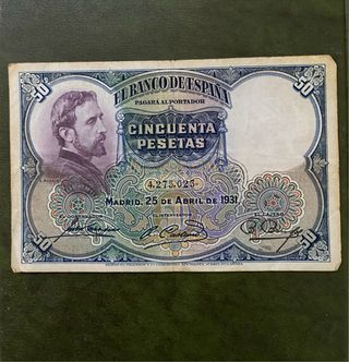 Lote Billetes Antiguos Banco de España 1925