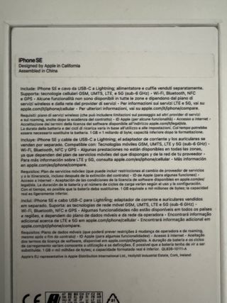 iPhone SE Negro