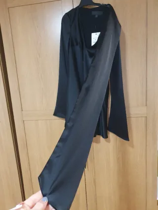 Abito satinato Zara da donna