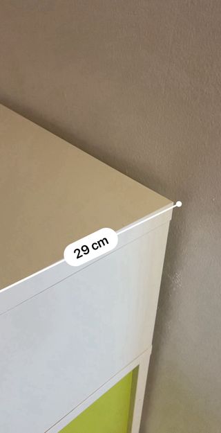 Mueble auxiliar cabecero blanco