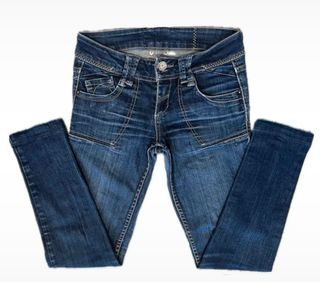 Pantalones tejanos desgastados