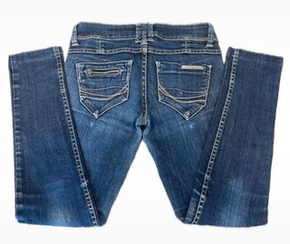 Pantalones tejanos desgastados