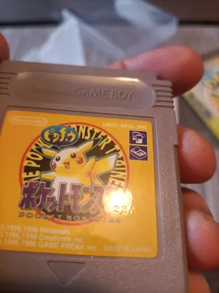 Pokemon Amarillo Japonés Game Boy