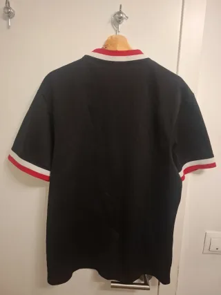 Camiseta Chicago béisbol negra y roja