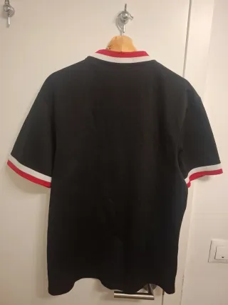 Camiseta Chicago béisbol negra y roja