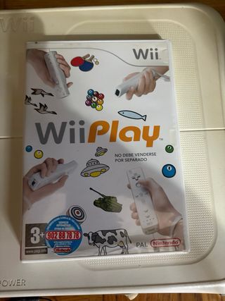 Nintendo Wii con juegos Wii Fit y Wii Play