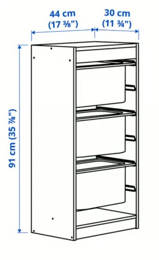 Mueble Almacenaje Juguetes Cajas