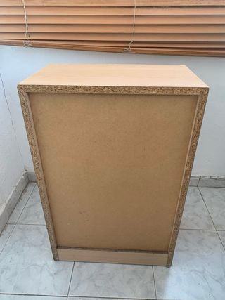 Zapatero 2 cajones madera