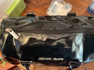Bauletto Armani Jeans nero lucido