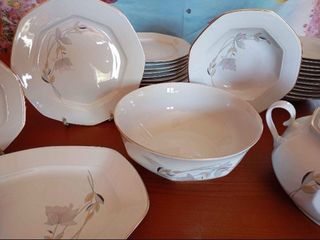 Servizio piatti 12 pz porcellana vintage