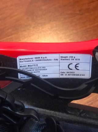 NUEVO Casco ciclismo KASK MOJITO talla M