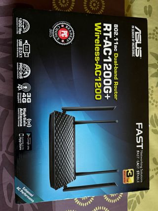 Router ASUS RT-AC1200G+ Inalámbrico AC1200