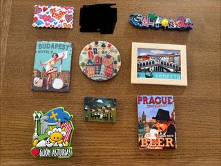 Lote de 8 Imanes de Nevera