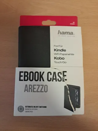 Funda sin estrenar Hama Arezzo para e-book negra.