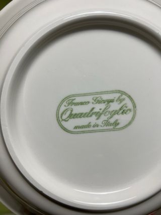 Vajilla italiana de Franco Giorgi