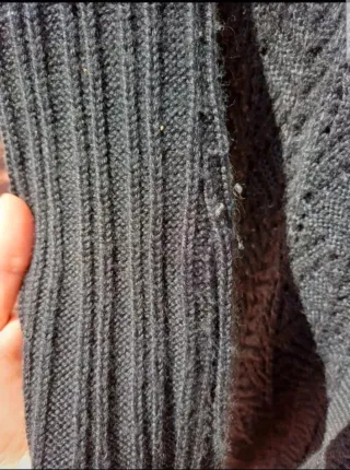 Casaco Cardigan Cedosce Preto Tamanho XS