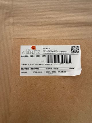 Pareja Cuadros Abstractos Dorados y Turquesa