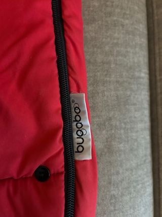 Saco para carro Bugaboo rojo