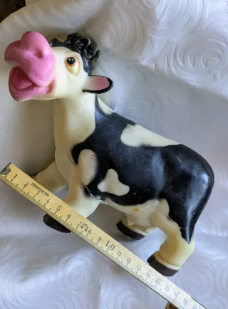 Lotto Giocattoli Gomma Animali Buffi Vintage