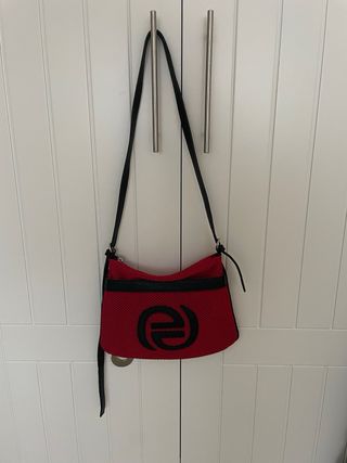 Bolso Pertegaz rejilla rojo