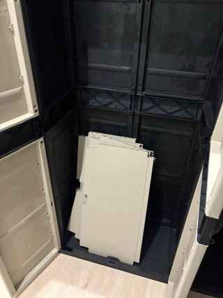 Armario 3 puertas  Beige/Negro