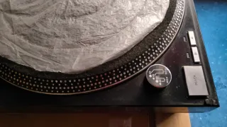 Plato Giradiscos Negro