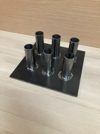 Rack Soporte para 6 Barras Olímpicas de 50 mm