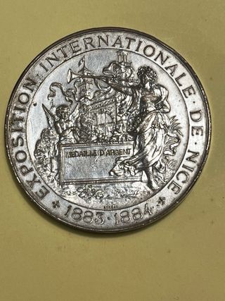 Medalla Exposición Niza 1883