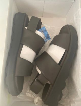 Geox U Spherica Ec6 C Sandalias Hombre Negras