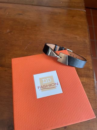 Bracciale DD Fashion Uomo Nero Argento