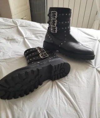 Botas Zara Piel Talla 39