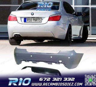 KIT CARROCERIA BMW E60 03-07 LOOK M5 SRA DOBLE SALIDA + ANTI