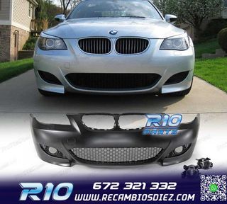 KIT CARROCERIA BMW E60 03-07 LOOK M5 SRA DOBLE SALIDA + ANTI