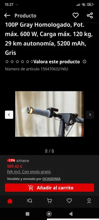 Patinete Eléctrico NIU