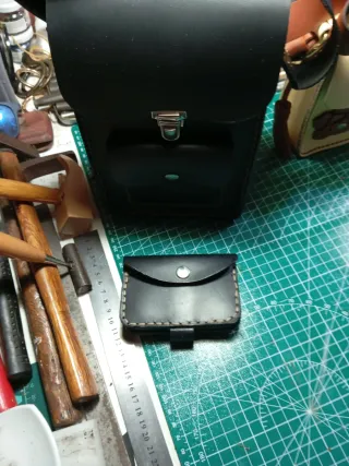 Bolso bandolera cuero ternera al cromo