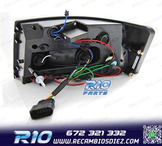 PILOTOS LED AUDI A6 C6 SEDAN 04-08 AHUMADO 7PIN