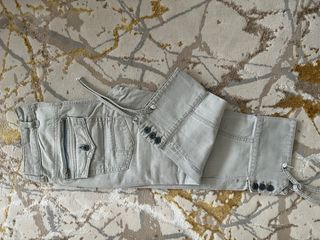 Bershka Pantalones Cargo Beige Talla 34