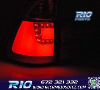 PILOTOS BMW X5 E53 99-03 ROJO AHUMADO LED