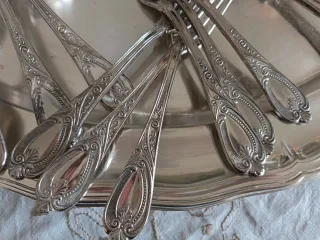 Servizio posate vintage silver plated Arg 800 da 6