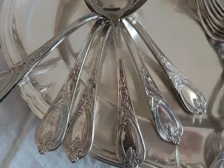 Servizio posate vintage silver plated Arg 800 da 6