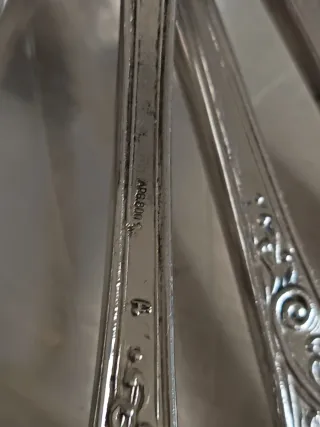 Servizio posate vintage silver plated Arg 800 da 6